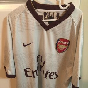 Arsenal FC Soccer Football Jersey Size Medium Vintage
